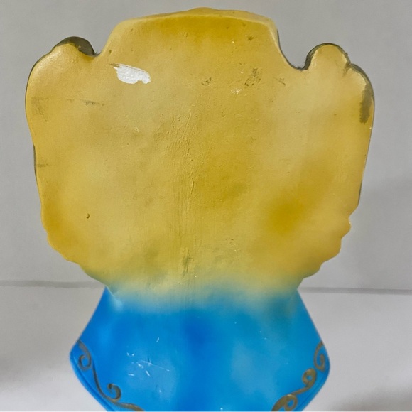 VTG Statue Our Lady of San Juan de los Lagos Chalkware Hand Painted Italy 7.5” - Picture 6 of 11